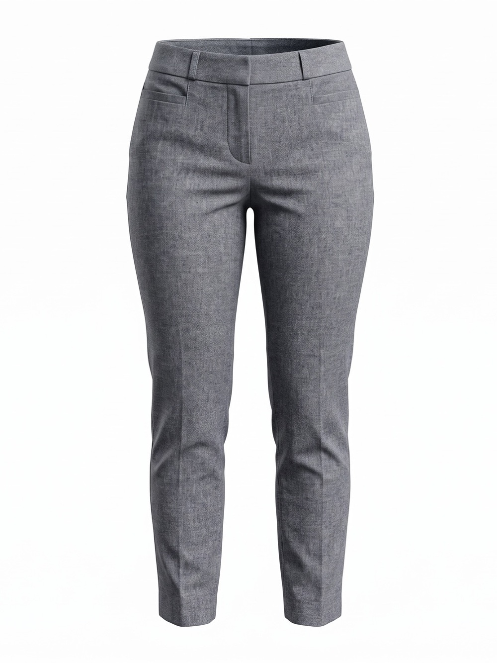 Banana Republic Sloan Slim Ankle Pants Gray Chambray | 4P
